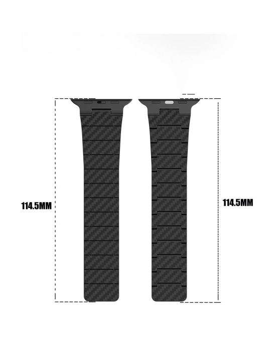 Movenchy Watch 45mm Carbon Steel Kordon - Koyu Yeşil