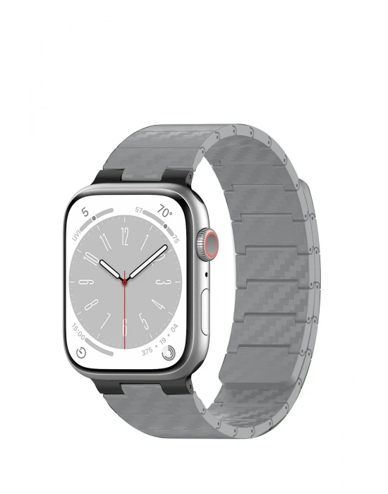 Movenchy Watch 45mm Carbon Steel Kordon - Yıldız Işığı