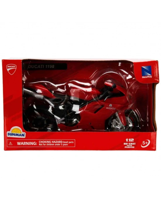 NessiWorld 1:12 Ducati 1198 Model Motorsiklet