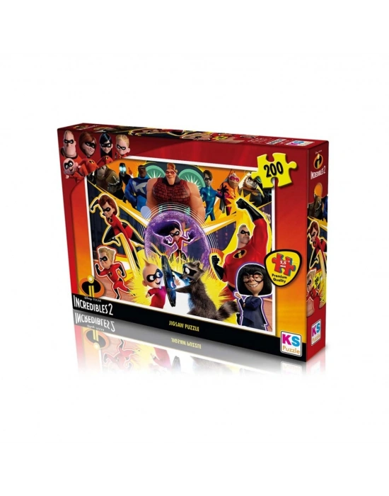 NessiWorld Incredibles 2 Puzzle 200 Parça