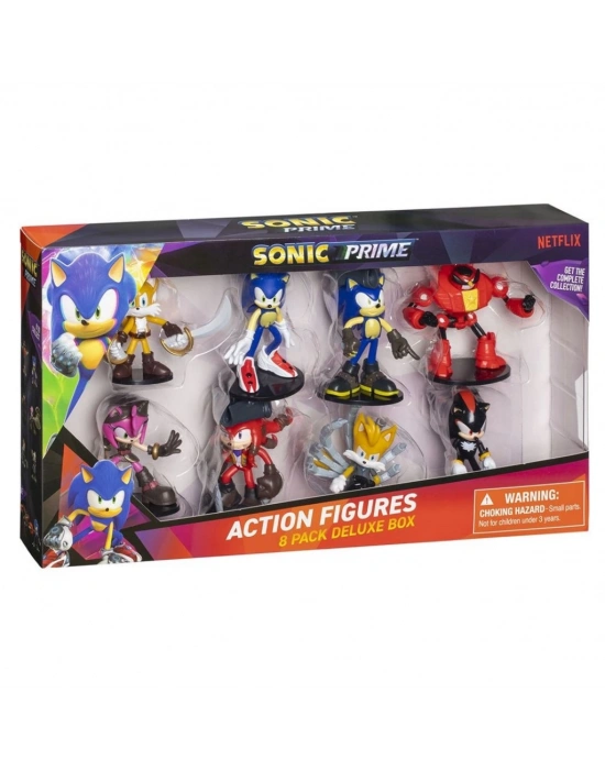 NessiWorld Sonic Prime 8li Deluxe Aksiyon Figür Seti Seri 2