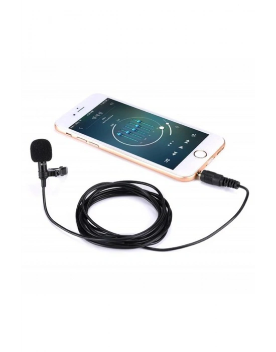 Newface 3.5mm Jak 1.5 Metre Double Mikrofon - Siyah