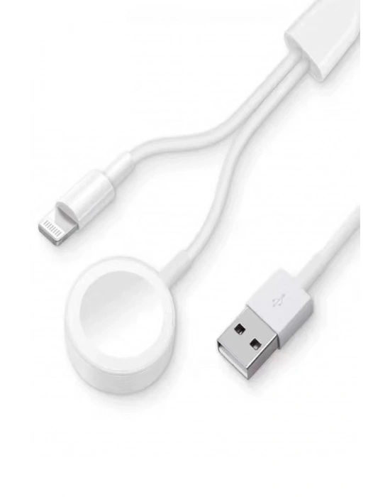 Newface AC08 2in1 Kablosuz Şarj Apple Watch 1/2/3/4/5/6/7/8/SE