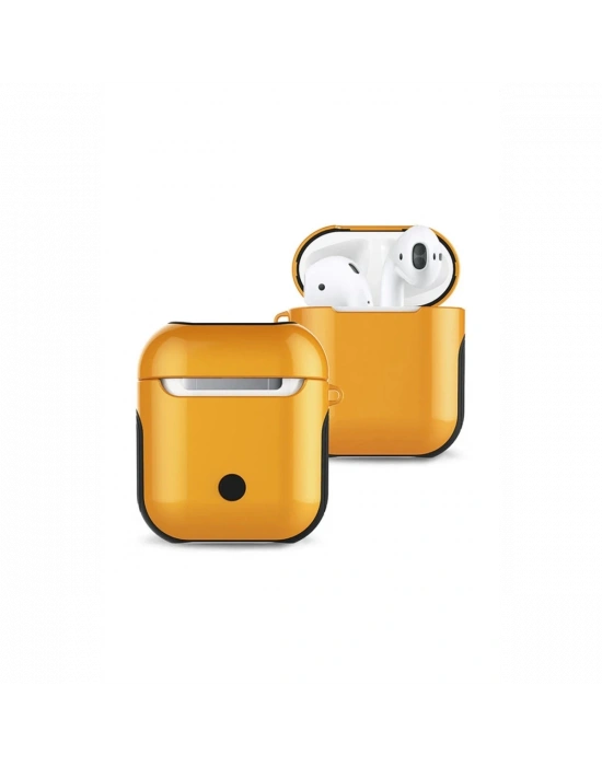 Newface Airpods 2 (2.nesil) 3in1 Kılıf - Sarı