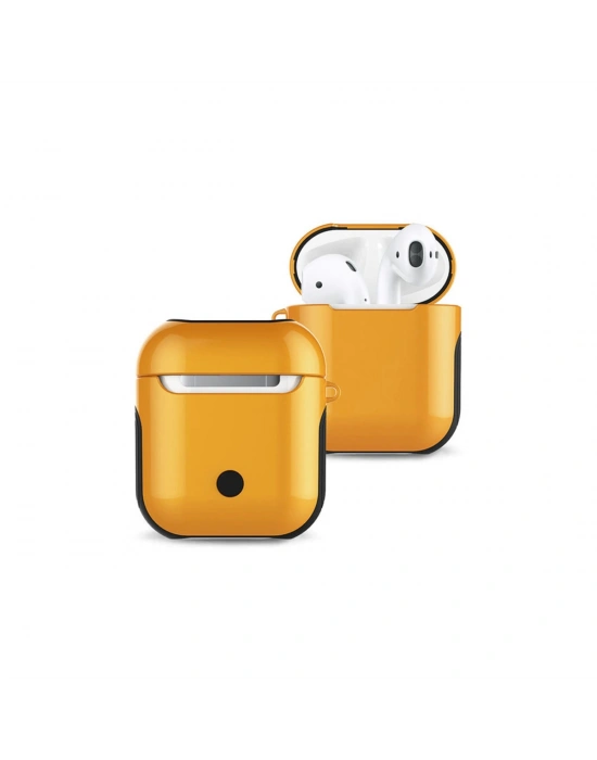 Newface Airpods 2 (2.nesil) 3in1 Kılıf - Sarı