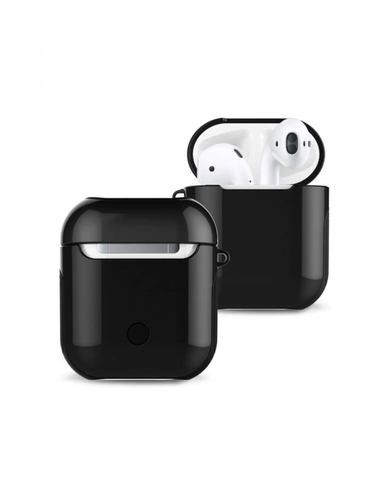 Newface Airpods 2 (2.nesil) 3in1 Kılıf - Siyah