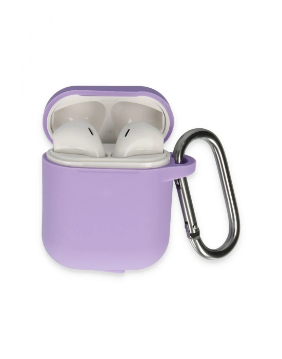 Newface Airpods 2 (2.nesil) Hang Kılıf - Lila
