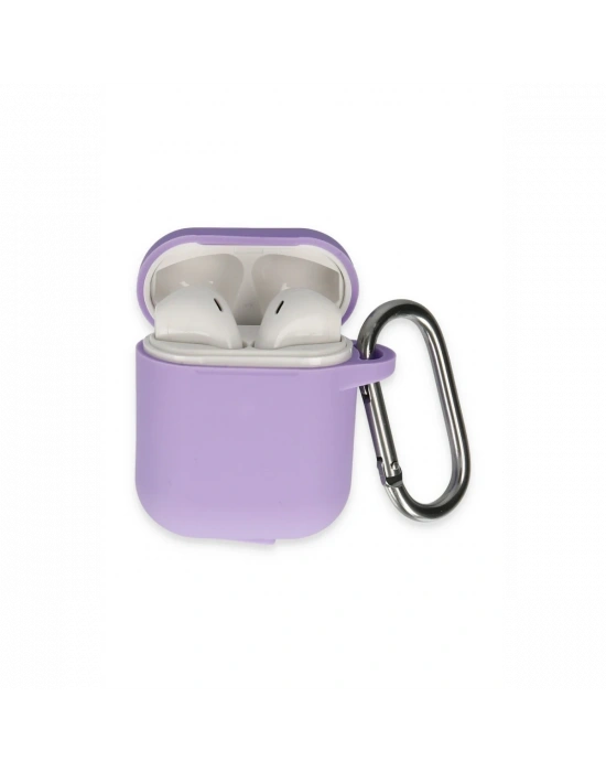 Newface Airpods 2 (2.nesil) Hang Kılıf - Lila