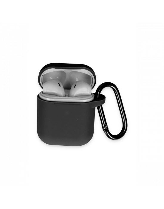 Newface Airpods 2 (2.nesil) Hang Kılıf - Siyah