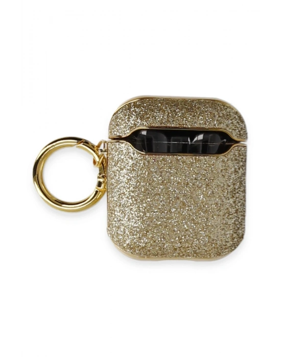 Newface Airpods 2 (2.nesil) Spell Simli Kılıf - Gold