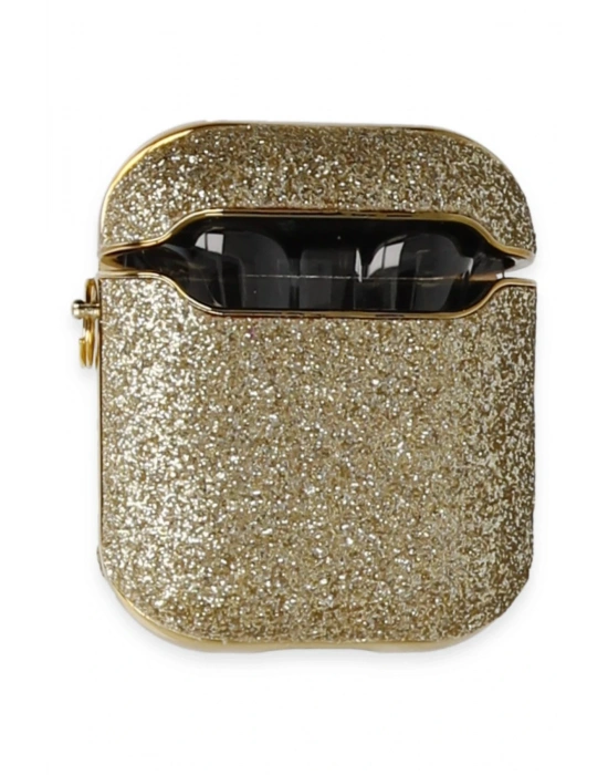 Newface Airpods 2 (2.nesil) Spell Simli Kılıf - Gold