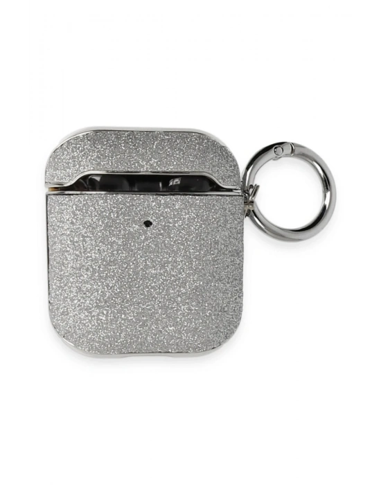 Newface Airpods 2 (2.nesil) Spell Simli Kılıf - Gümüş