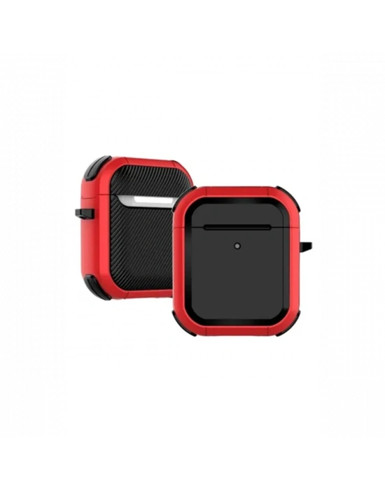 Newface Airpods 2 (2.nesil) Tank Kılıf - Kırmızı