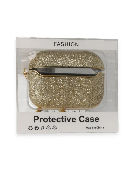 Newface Airpods 3 (3.nesil) Spell Simli Kılıf - Gold