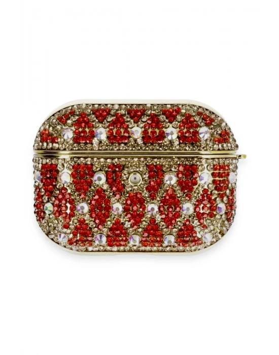 Newface Airpods Pro 2 (2.nesil) Klor Taşlı Kılıf - Desen 1