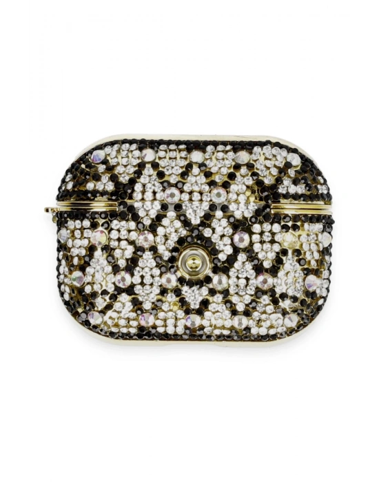 Newface Airpods Pro 2 (2.nesil) Klor Taşlı Kılıf - Desen 2