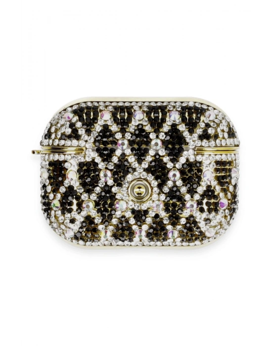 Newface Airpods Pro 2 (2.nesil) Klor Taşlı Kılıf - Desen 3