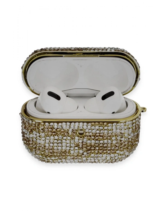 Newface Airpods Pro 2 (2.nesil) Klor Taşlı Kılıf - Desen 6