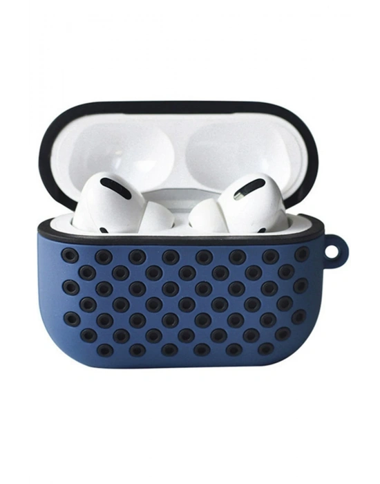 Newface Airpods Pro 2 (2.nesil) Spor Delikli Kılıf - Lacivert-Siyah