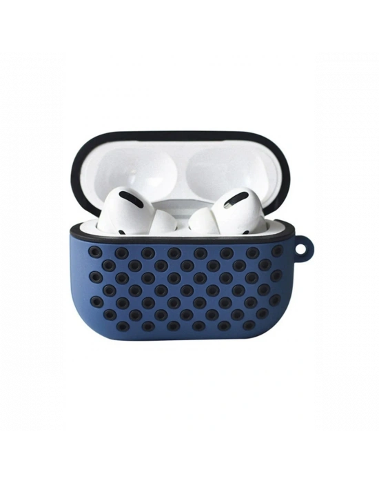 Newface Airpods Pro 2 (2.nesil) Spor Delikli Kılıf - Lacivert-Siyah