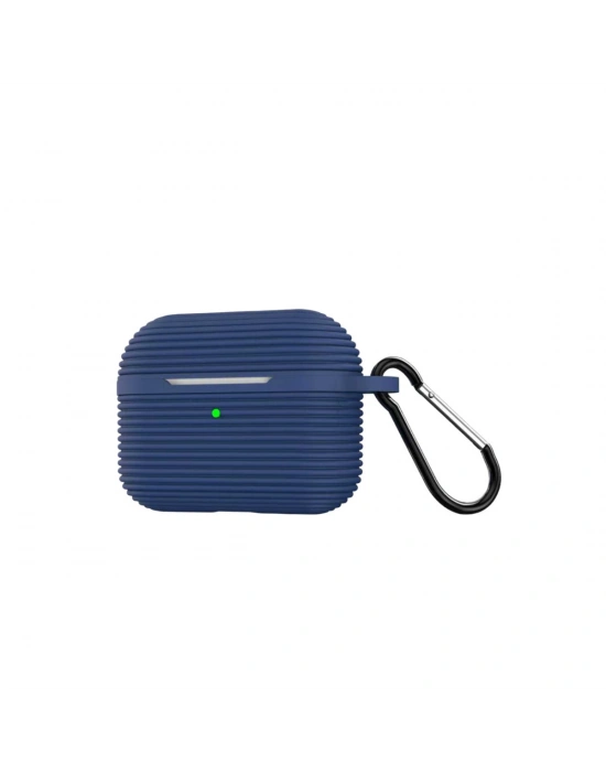 Newface Airpods Pro 3 (3.nesil) Raven Silikon Kılıf - Lacivert