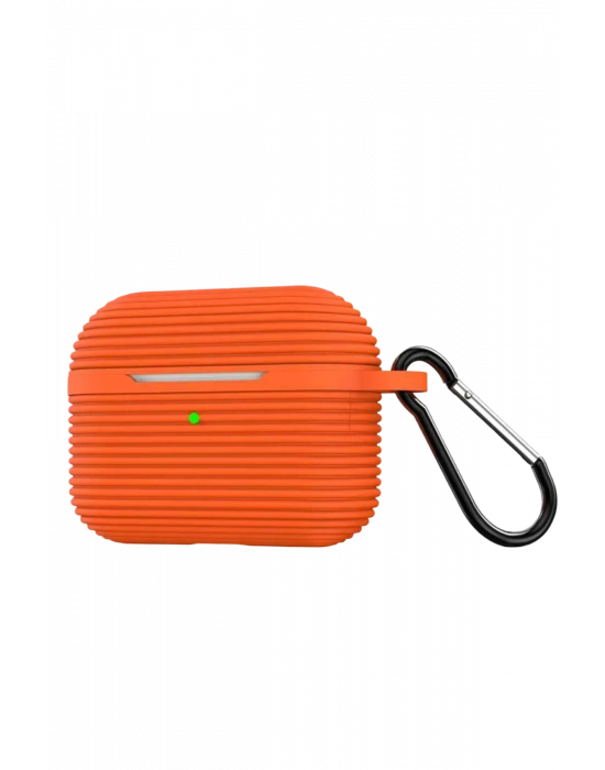 Newface Airpods Pro 3 (3.nesil) Raven Silikon Kılıf - Turuncu