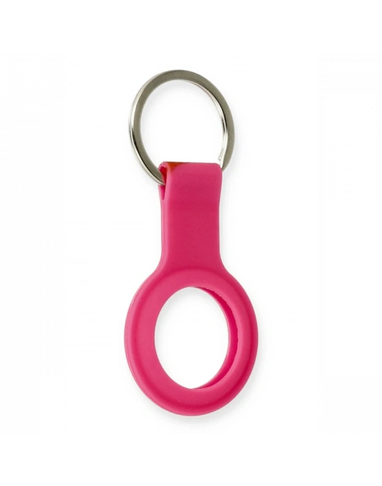 Newface Airtag Silikon Kılıf - Pembe