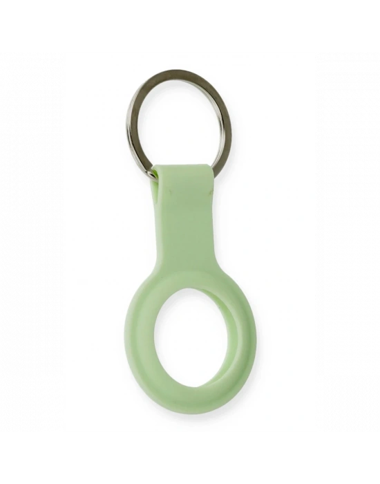 Newface Airtag Silikon Kılıf - Yeşil