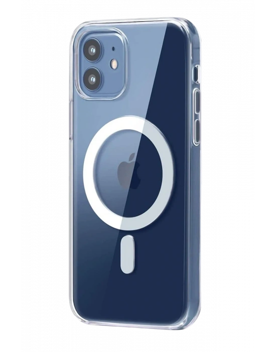 Newface Apple iPhone 11 Combo Sert Şeffaf Magsafe Kapak - Şeffaf