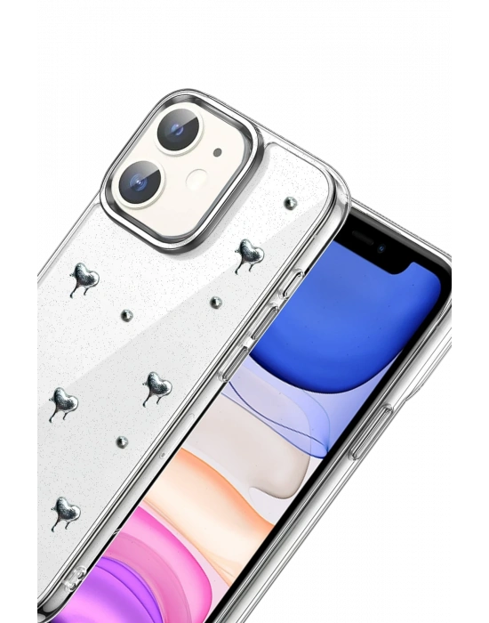 Newface Apple iPhone 11 Fiyonk Desenli Kapak - Desen 1