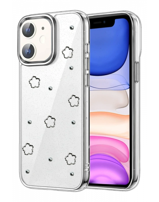 Newface Apple iPhone 11 Fiyonk Desenli Kapak - Desen 2