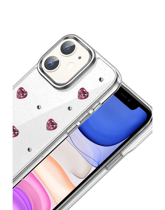 Newface Apple iPhone 11 Fiyonk Desenli Kapak - Desen 3