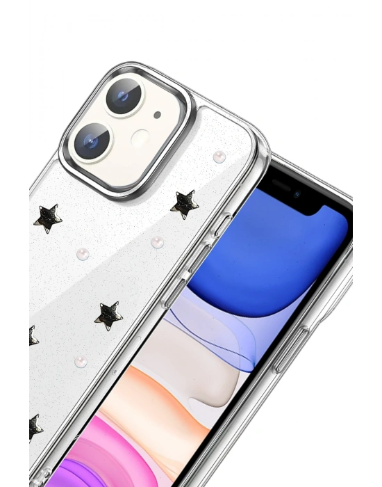 Newface Apple iPhone 11 Fiyonk Desenli Kapak - Desen 7