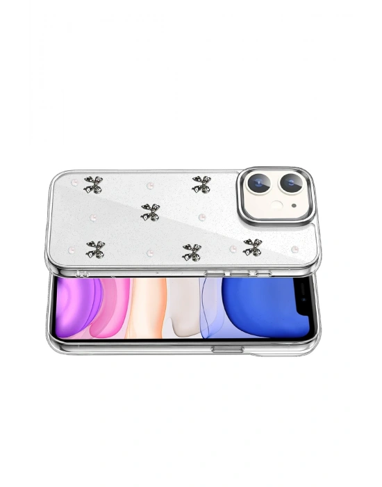 Newface Apple iPhone 11 Fiyonk Desenli Kapak - Desen 8