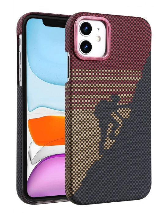 Newface Apple iPhone 11 Vega Magsafe Kapak - Kırmızı