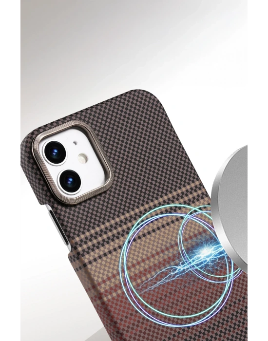 Newface Apple iPhone 11 Vega Magsafe Kapak - Kırmızı