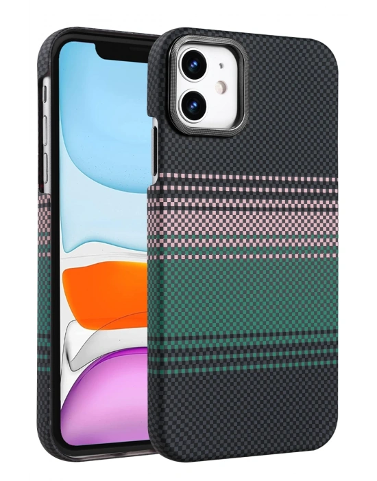 Newface Apple iPhone 11 Vega Magsafe Kapak - Yeşil