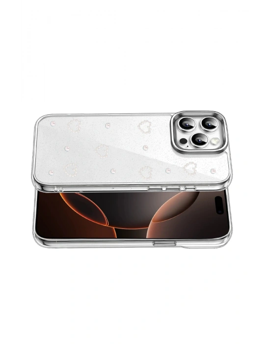 Newface Apple iPhone 14 Pro Max Fiyonk Desenli Kapak - Desen 10