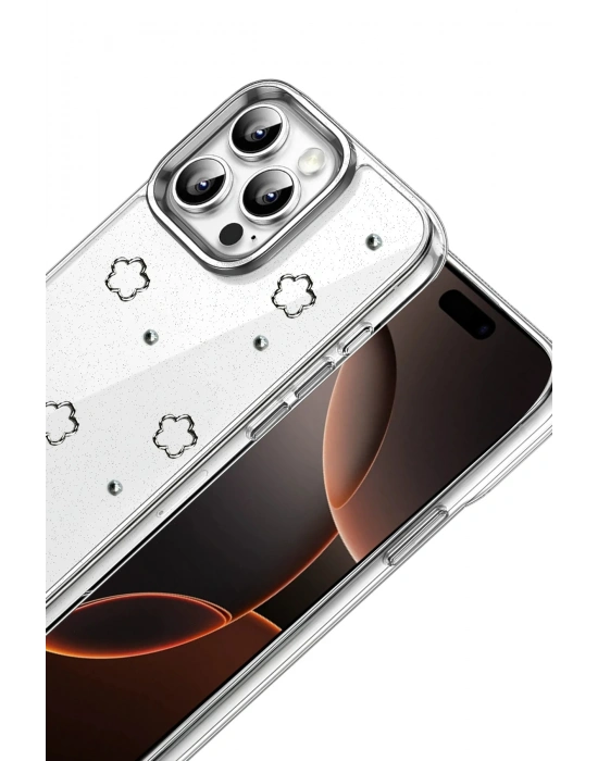 Newface Apple iPhone 14 Pro Max Fiyonk Desenli Kapak - Desen 2