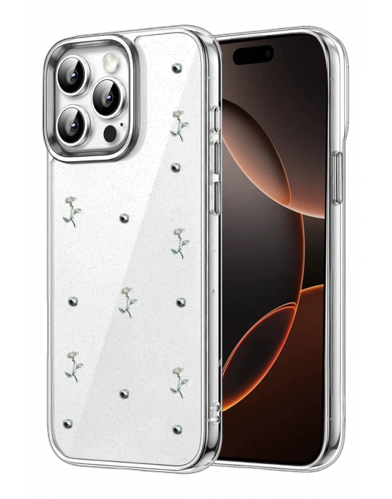 Newface Apple iPhone 14 Pro Max Fiyonk Desenli Kapak - Desen 4