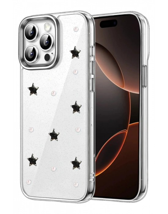 Newface Apple iPhone 14 Pro Max Fiyonk Desenli Kapak - Desen 7