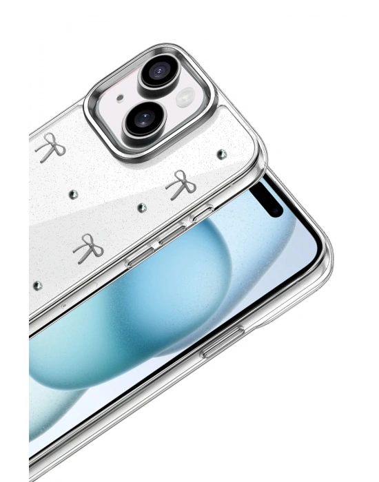 Newface Apple iPhone 15 Fiyonk Desenli Kapak - Desen 5