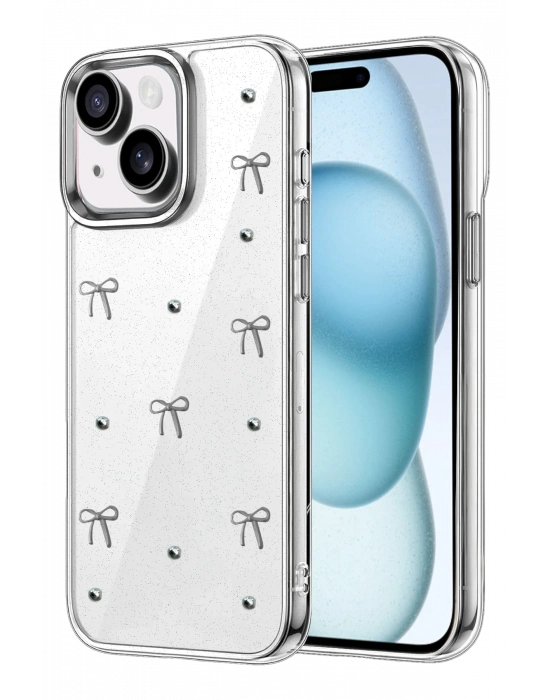 Newface Apple iPhone 15 Plus Fiyonk Desenli Kapak - Desen 5