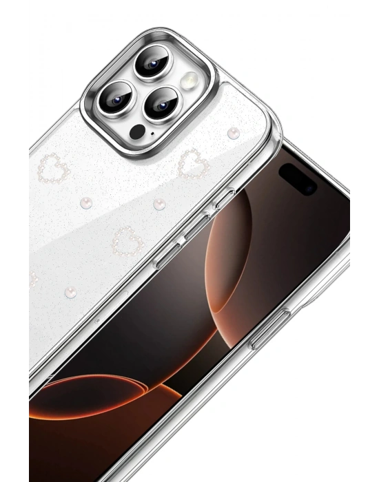 Newface Apple iPhone 15 Pro Fiyonk Desenli Kapak - Desen 10