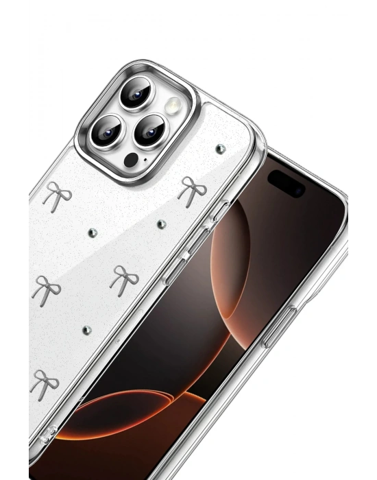 Newface Apple iPhone 15 Pro Fiyonk Desenli Kapak - Desen 5