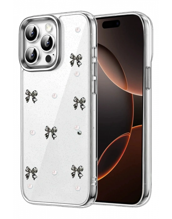 Newface Apple iPhone 15 Pro Fiyonk Desenli Kapak - Desen 8