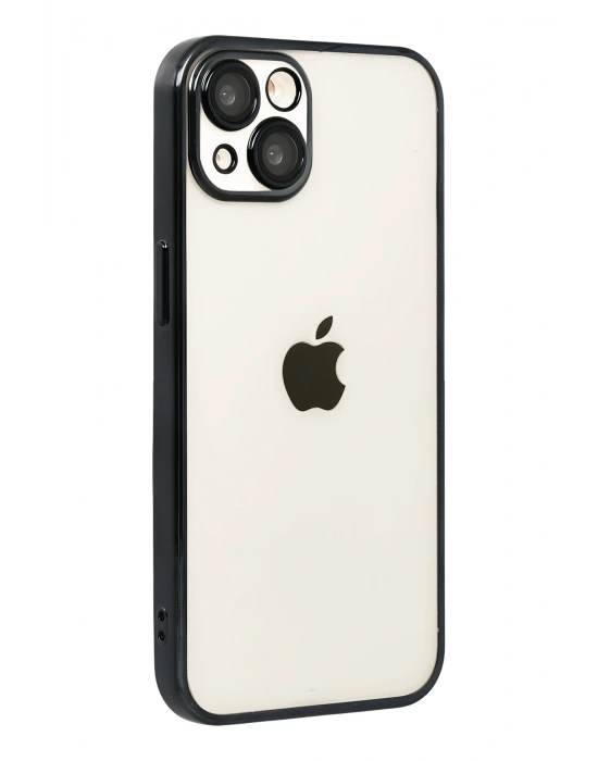 Newface Apple iPhone 15 Razer Lensli Silikon - Siyah