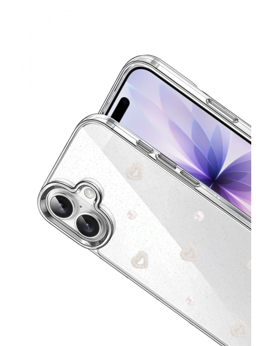 Newface Apple iPhone 16 Plus Fiyonk Desenli Kapak - Desen 10