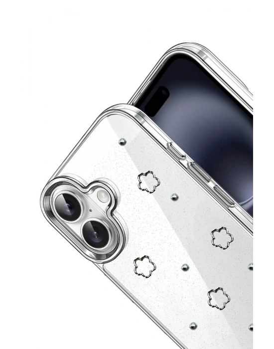 Newface Apple iPhone 16 Plus Fiyonk Desenli Kapak - Desen 2