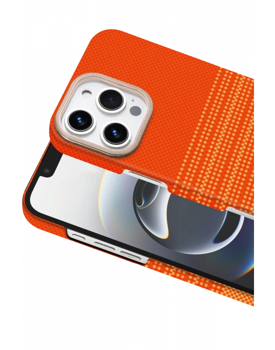 Newface Apple iPhone 16 Pro Vega Magsafe Kapak - Sarı